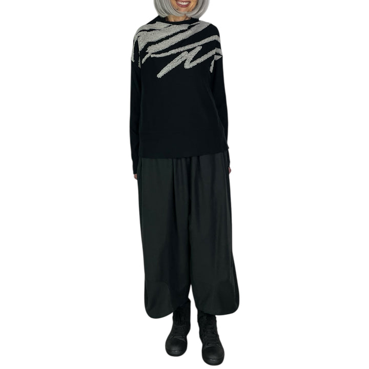 GRAPHIC WEAVE PULLOVER