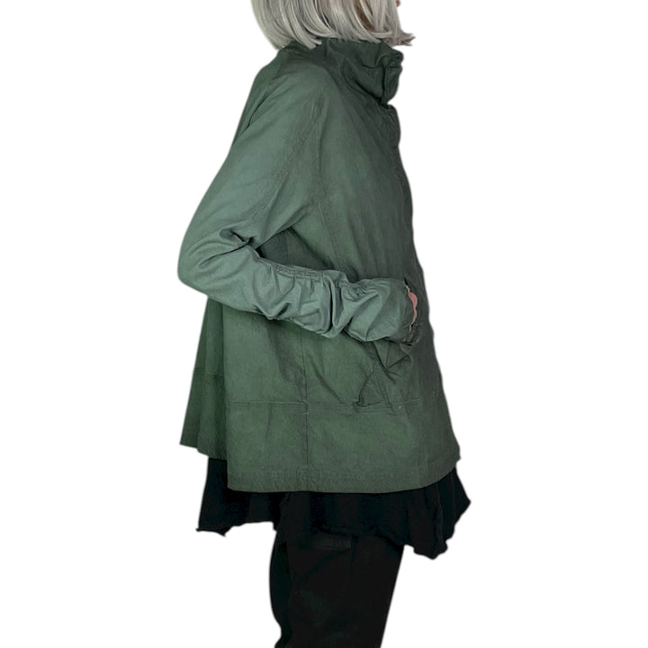 STRETCH TWILL A-LINE JACKET