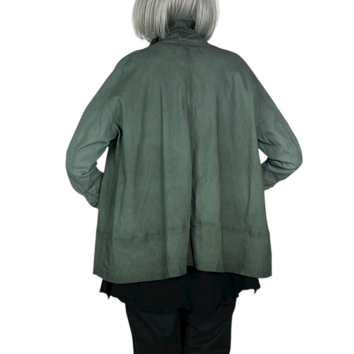 STRETCH TWILL A-LINE JACKET