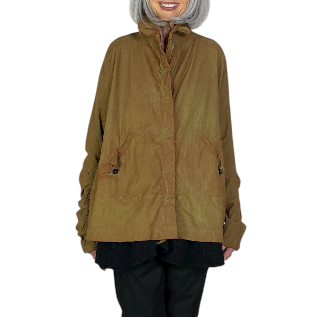STRETCH TWILL A-LINE JACKET