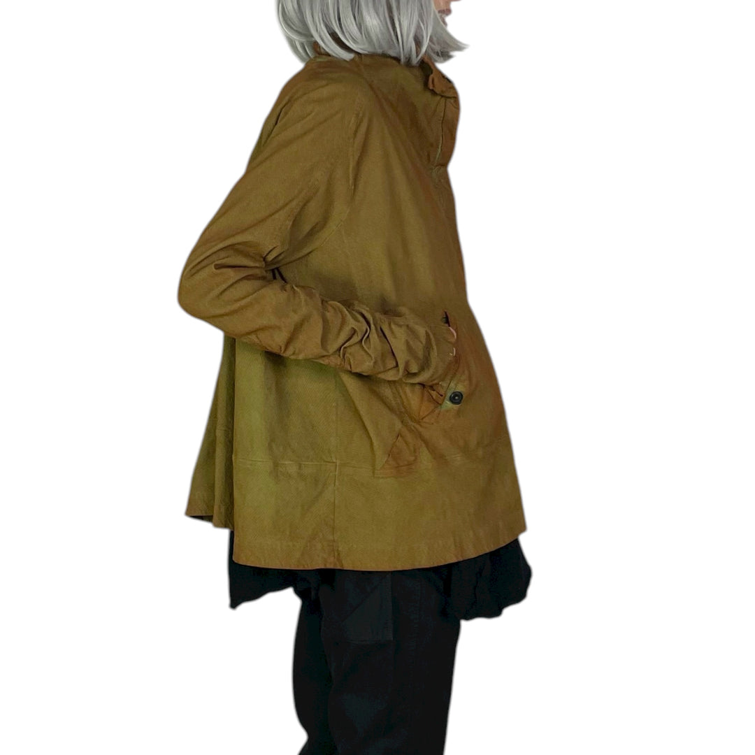 STRETCH TWILL A-LINE JACKET