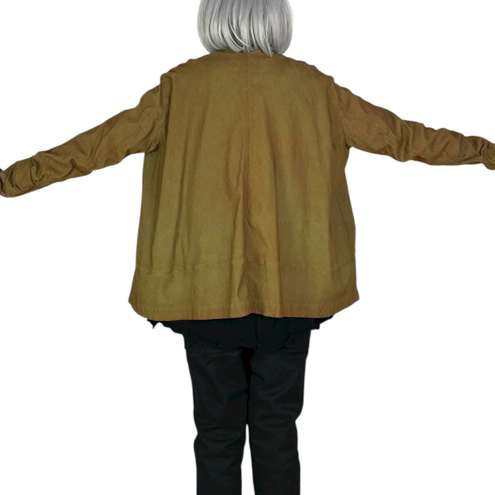 STRETCH TWILL A-LINE JACKET