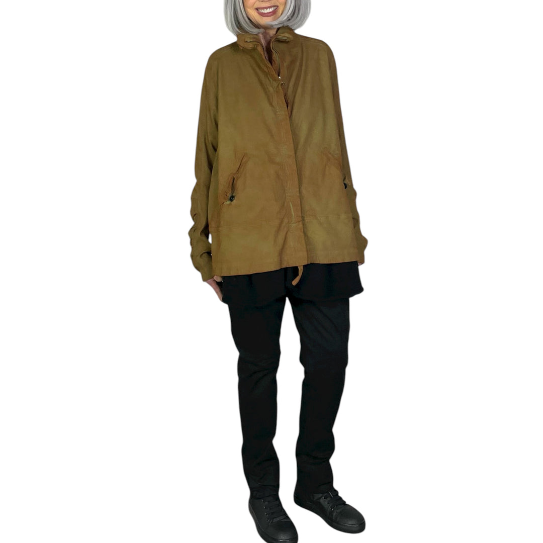 STRETCH TWILL A-LINE JACKET