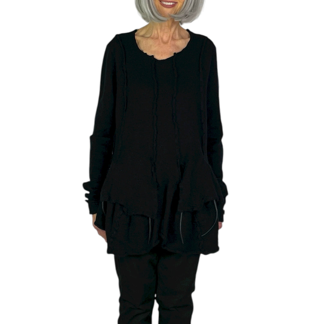 BOILED WOOL PULLOVER