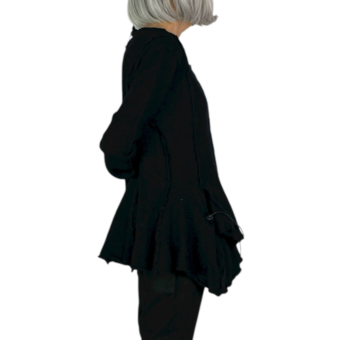 BOILED WOOL PULLOVER