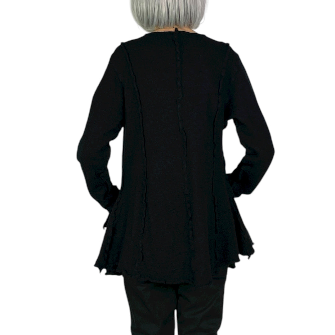 BOILED WOOL PULLOVER