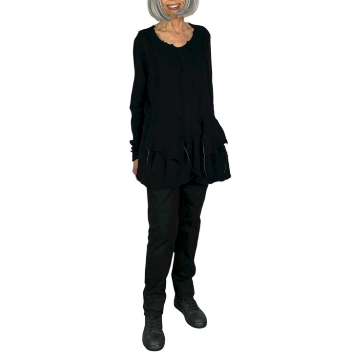 BOILED WOOL PULLOVER