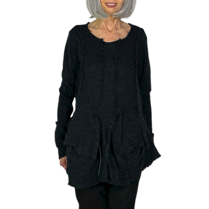 BOILED WOOL PULLOVER