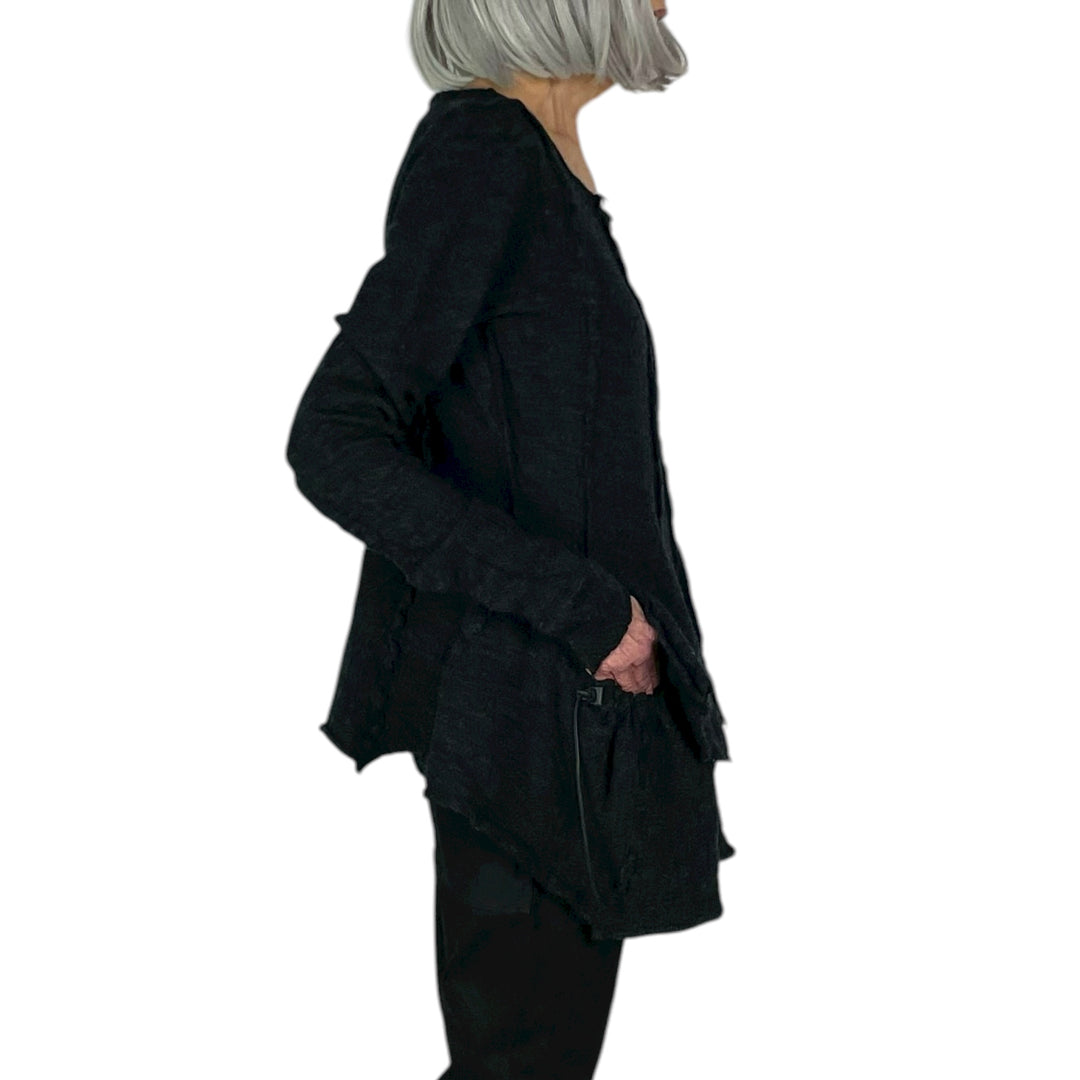BOILED WOOL PULLOVER