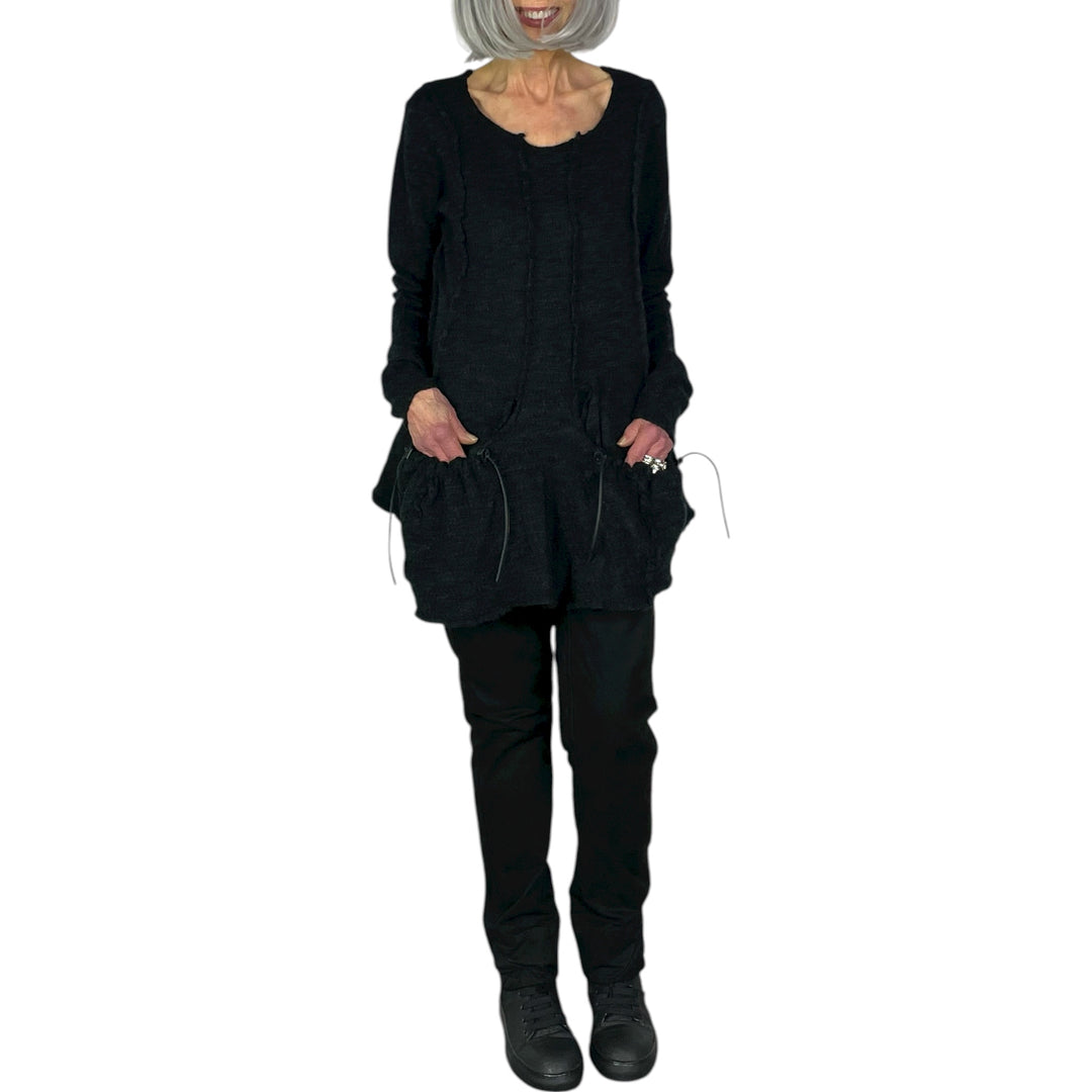 BOILED WOOL PULLOVER