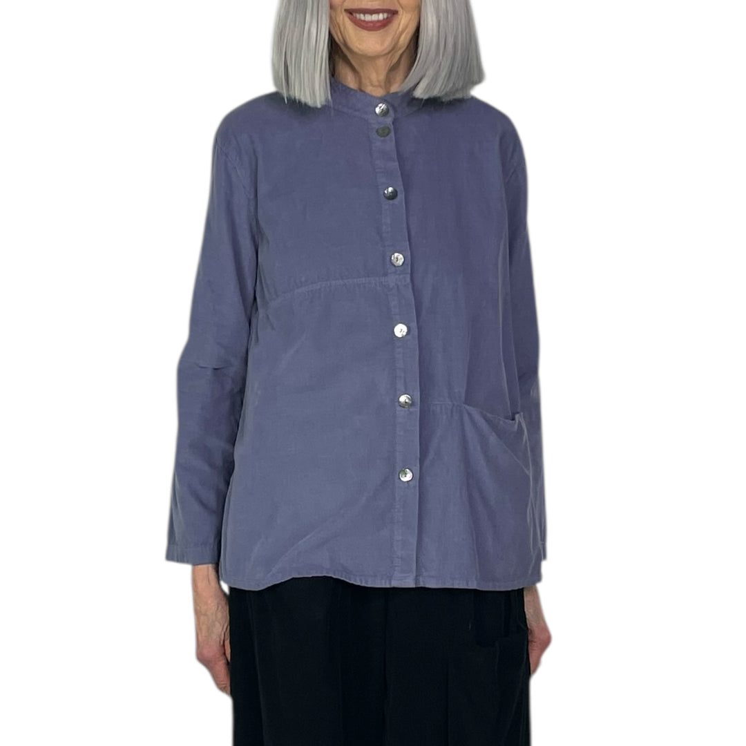 BABY CORD DROP POCKET SHIRT
