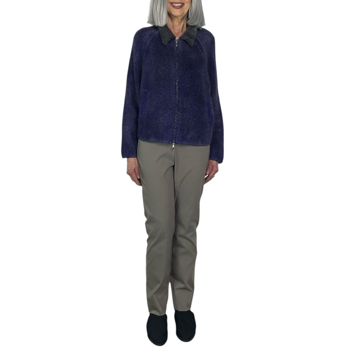 LUNA 5 ZIP CASHMERE CARDIGAN