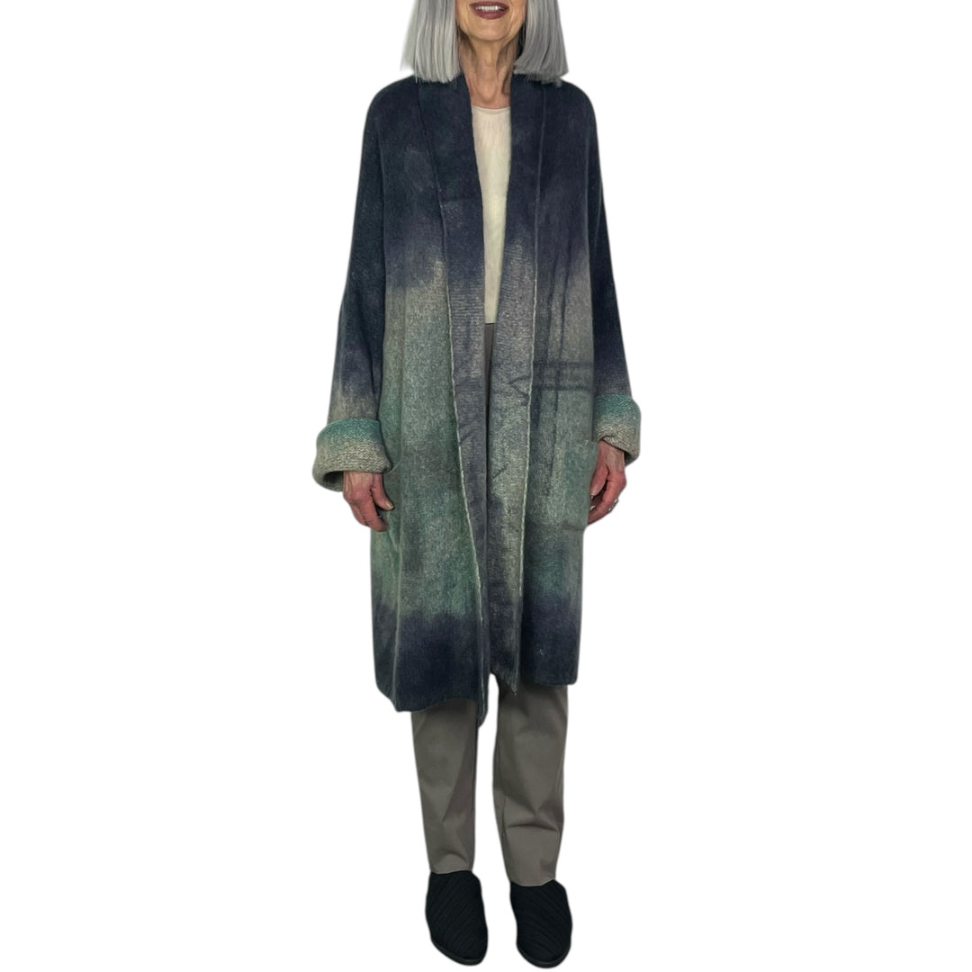 MARIANNE 3 PAINTED CASHMERE COAT