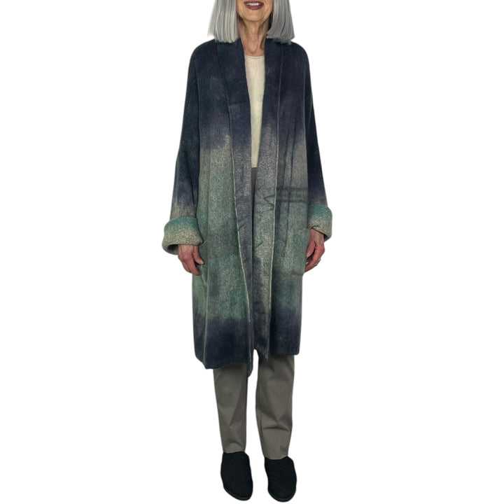 MARIANNE 3 PAINTED CASHMERE COAT