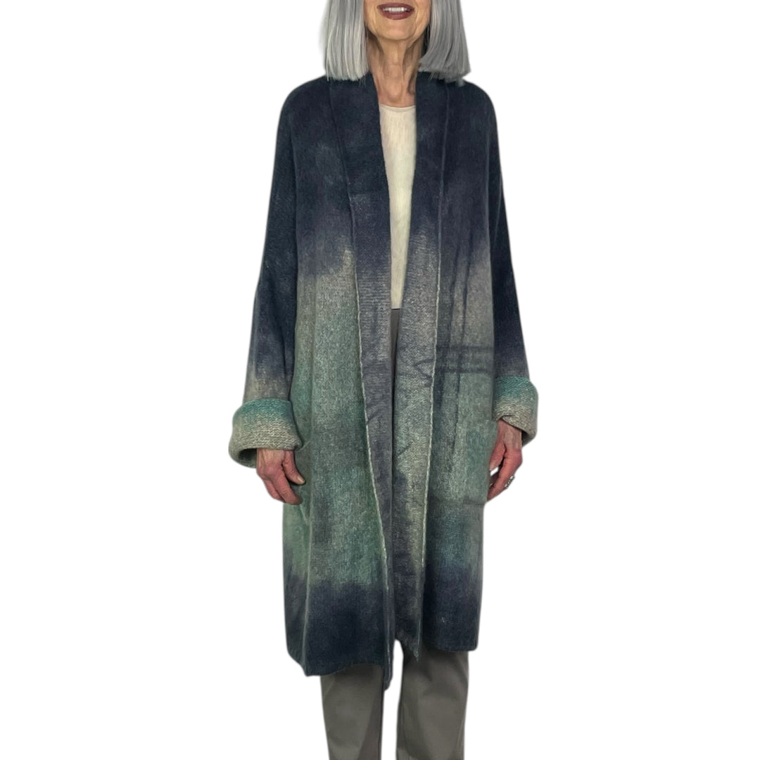 MARIANNE 3 PAINTED CASHMERE COAT