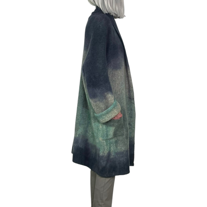 MARIANNE 3 PAINTED CASHMERE COAT