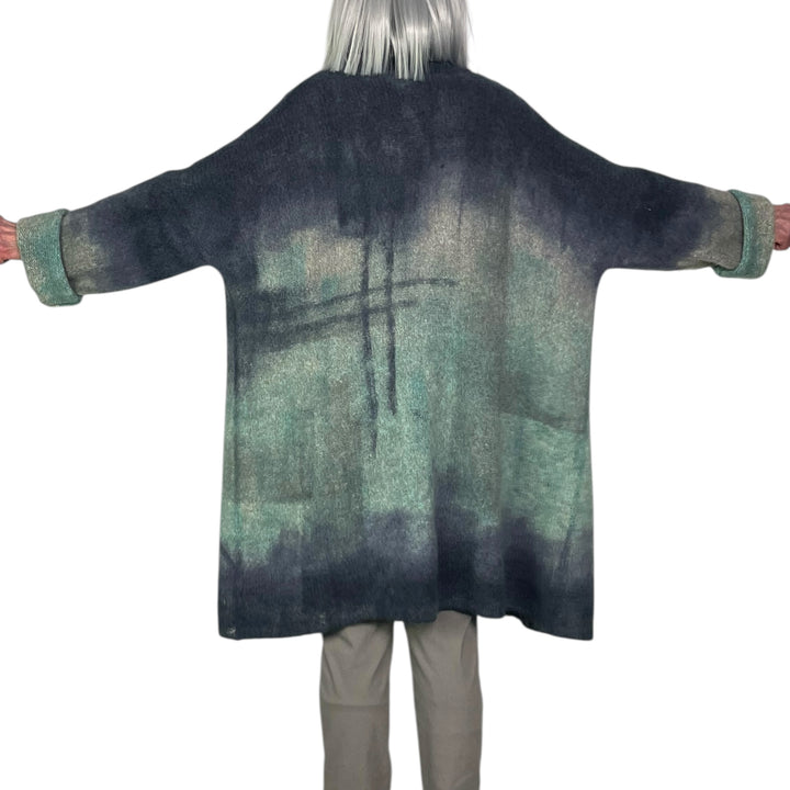 MARIANNE 3 PAINTED CASHMERE COAT