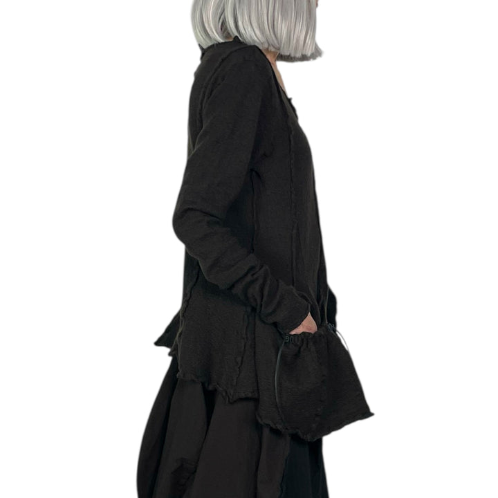 BOILED WOOL PULLOVER