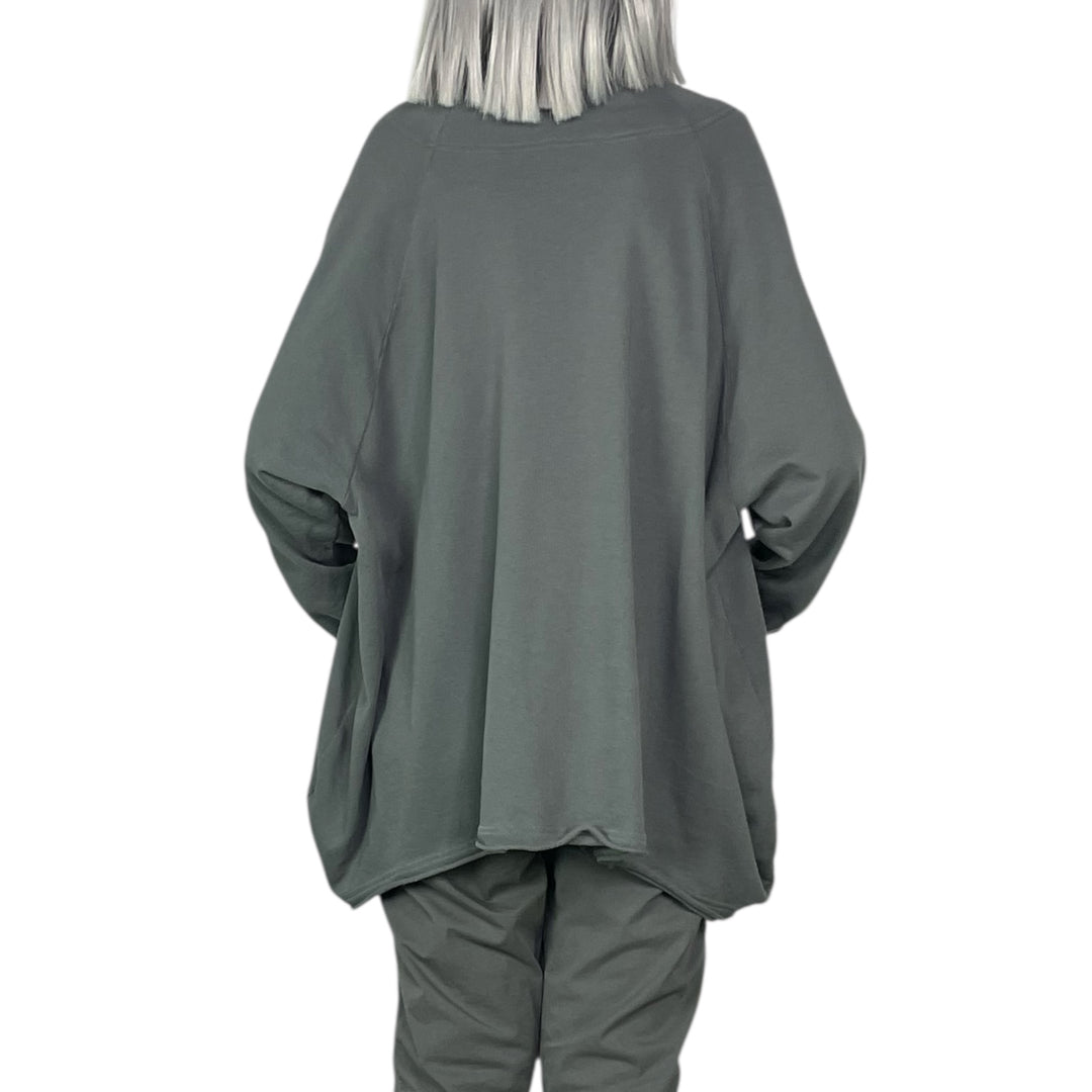 FRENCH TERRY CIRCLE POCKET TUNIC