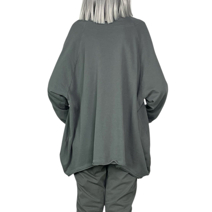 FRENCH TERRY CIRCLE POCKET TUNIC