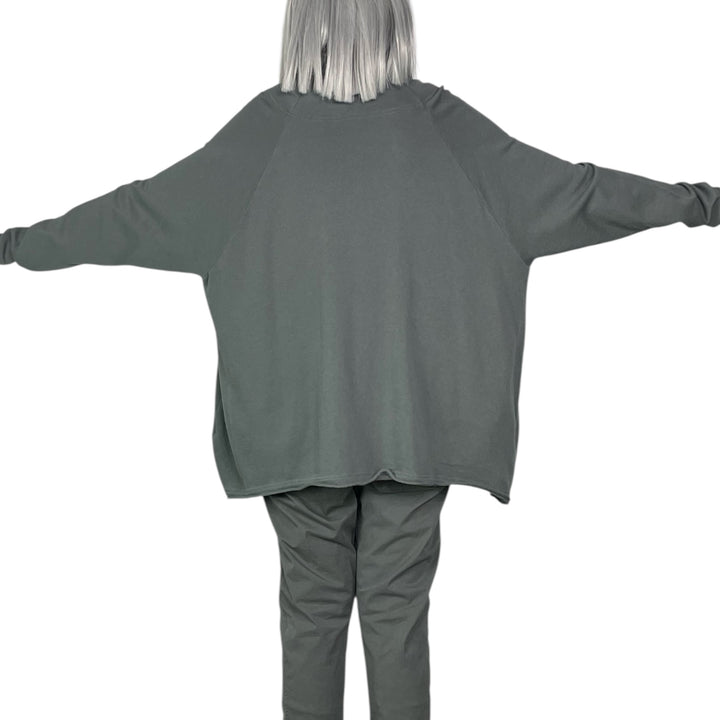 FRENCH TERRY CIRCLE POCKET TUNIC
