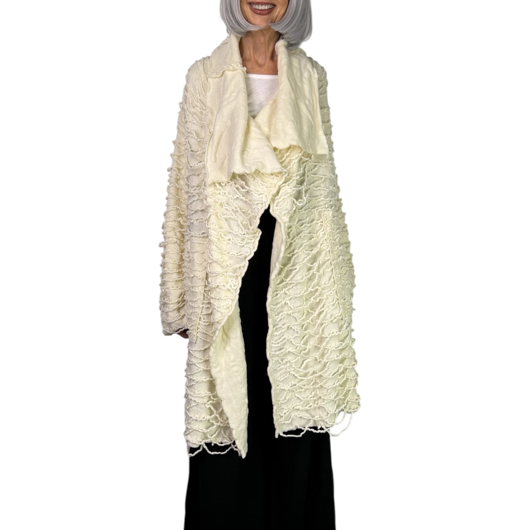 LOOPY KNIT COAT
