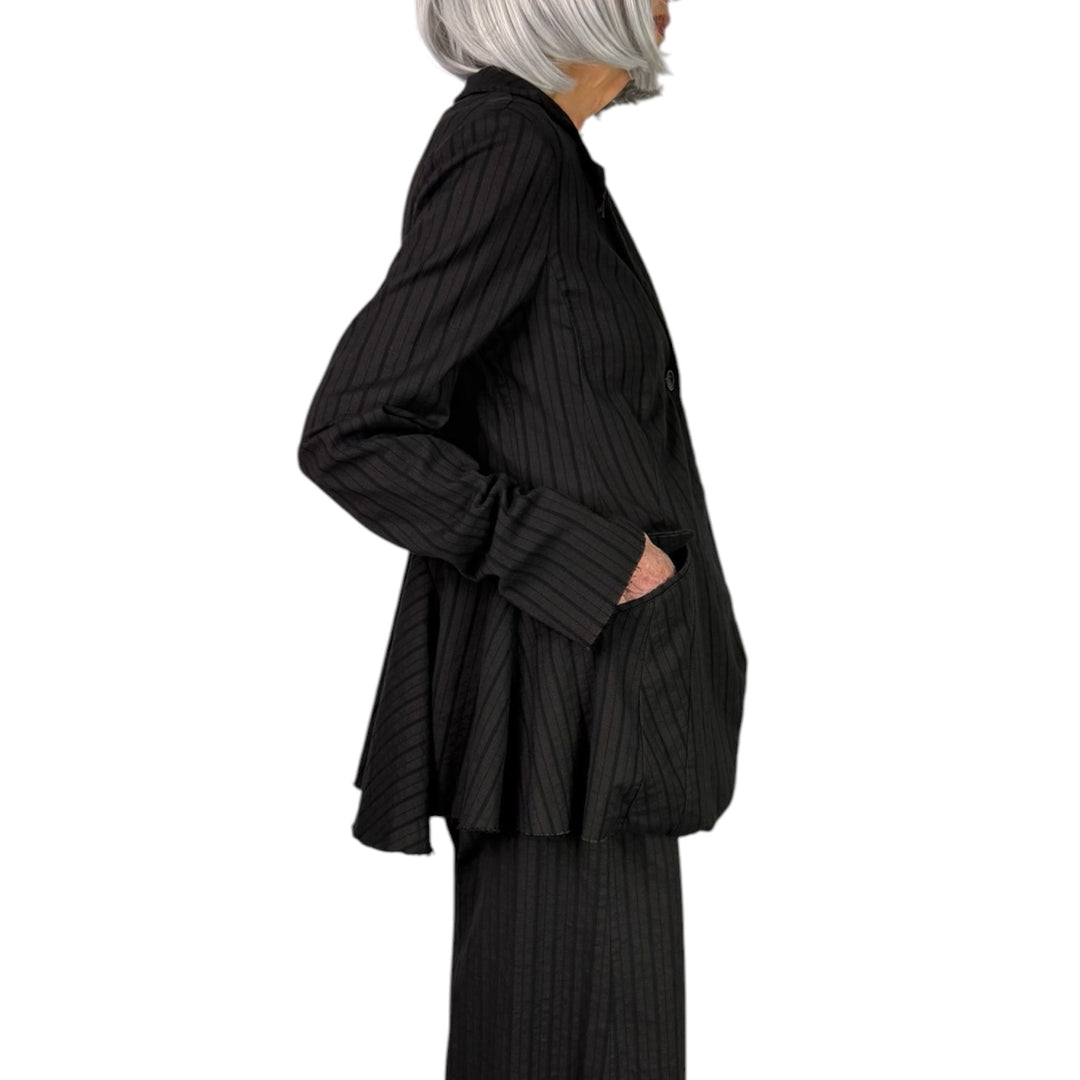 STRIPED LONG JACKET