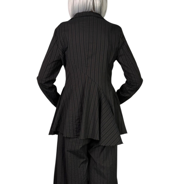 STRIPED LONG JACKET