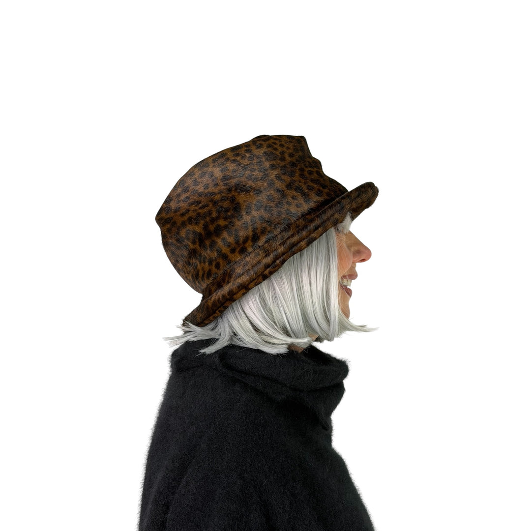 LEOPARD PRINT FEDORA