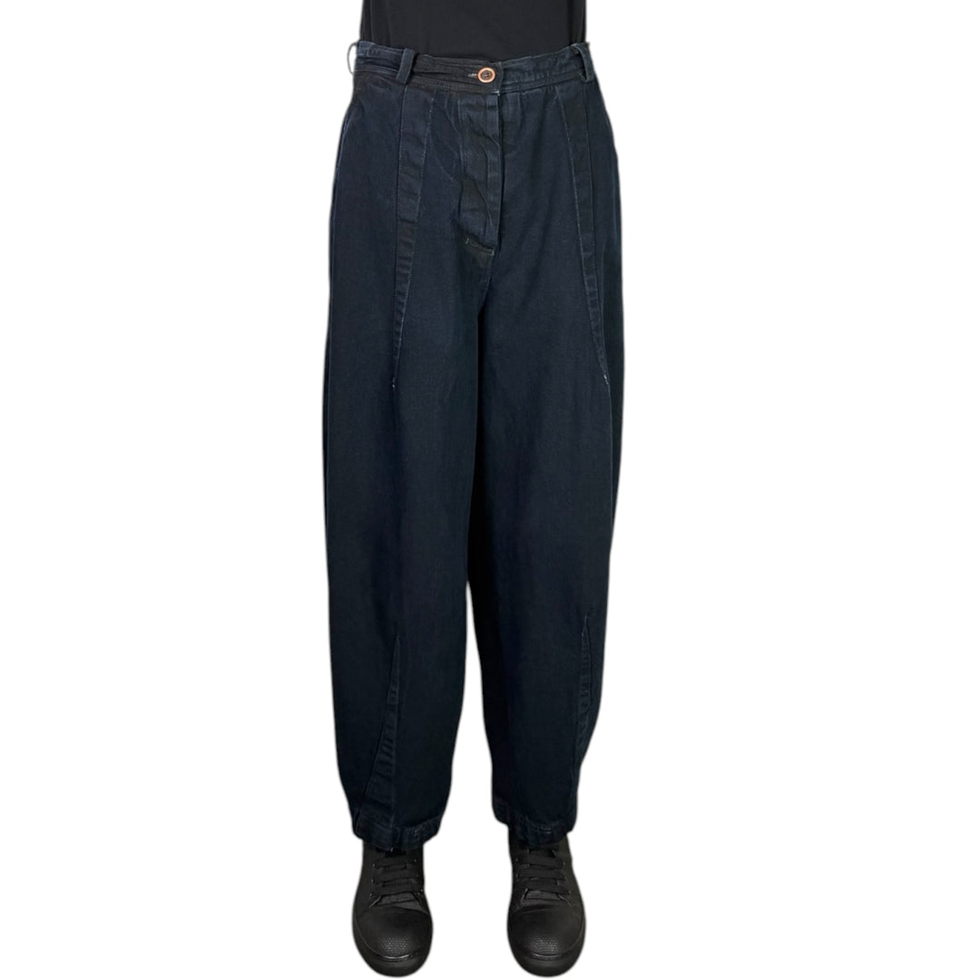 OVER-DYED DENIM TROUSER