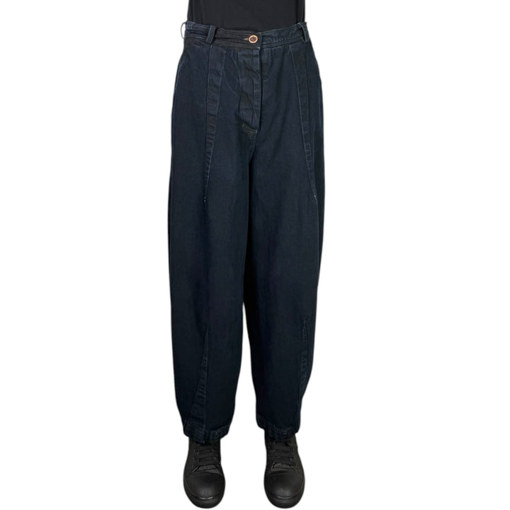 OVER-DYED DENIM TROUSER