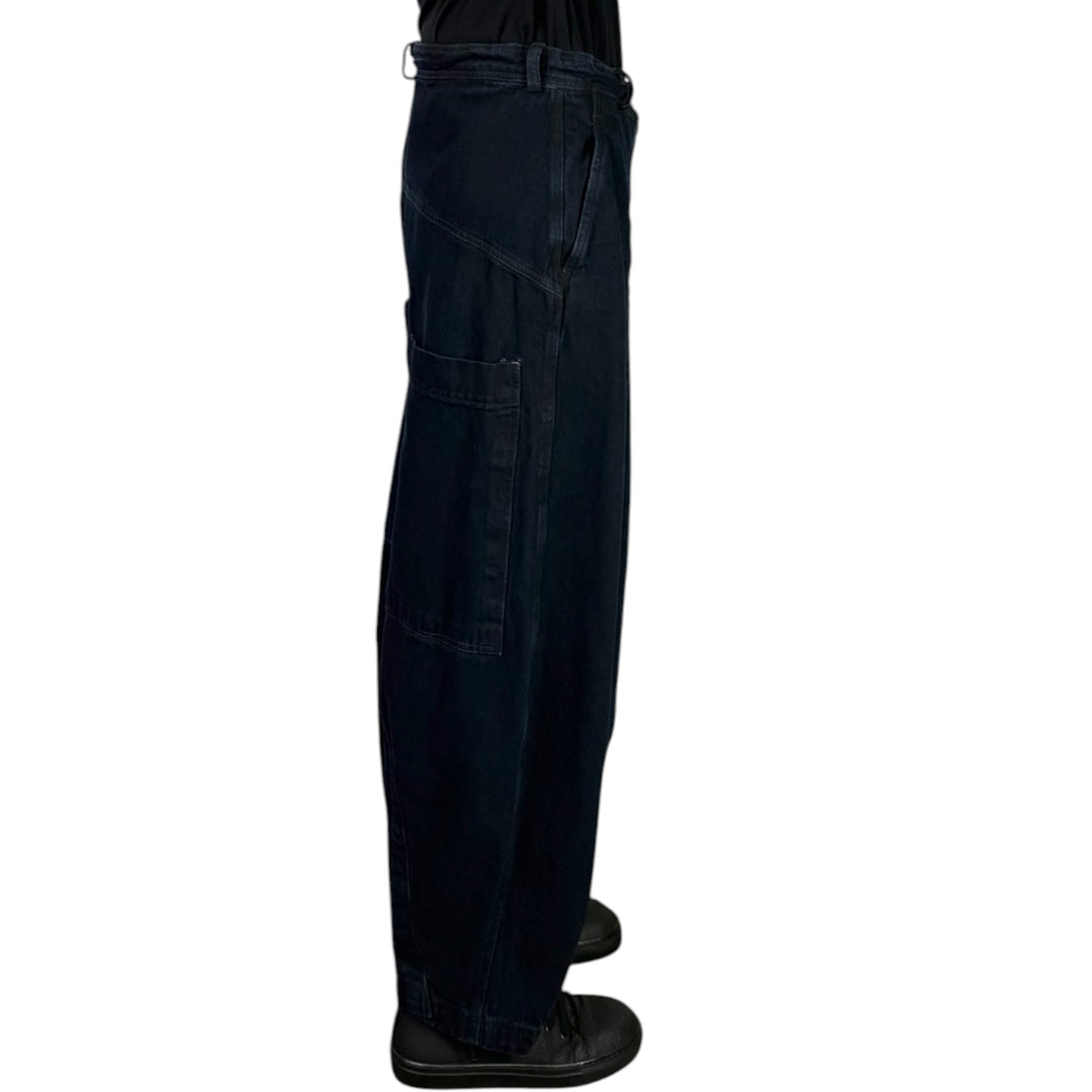 OVER-DYED DENIM TROUSER