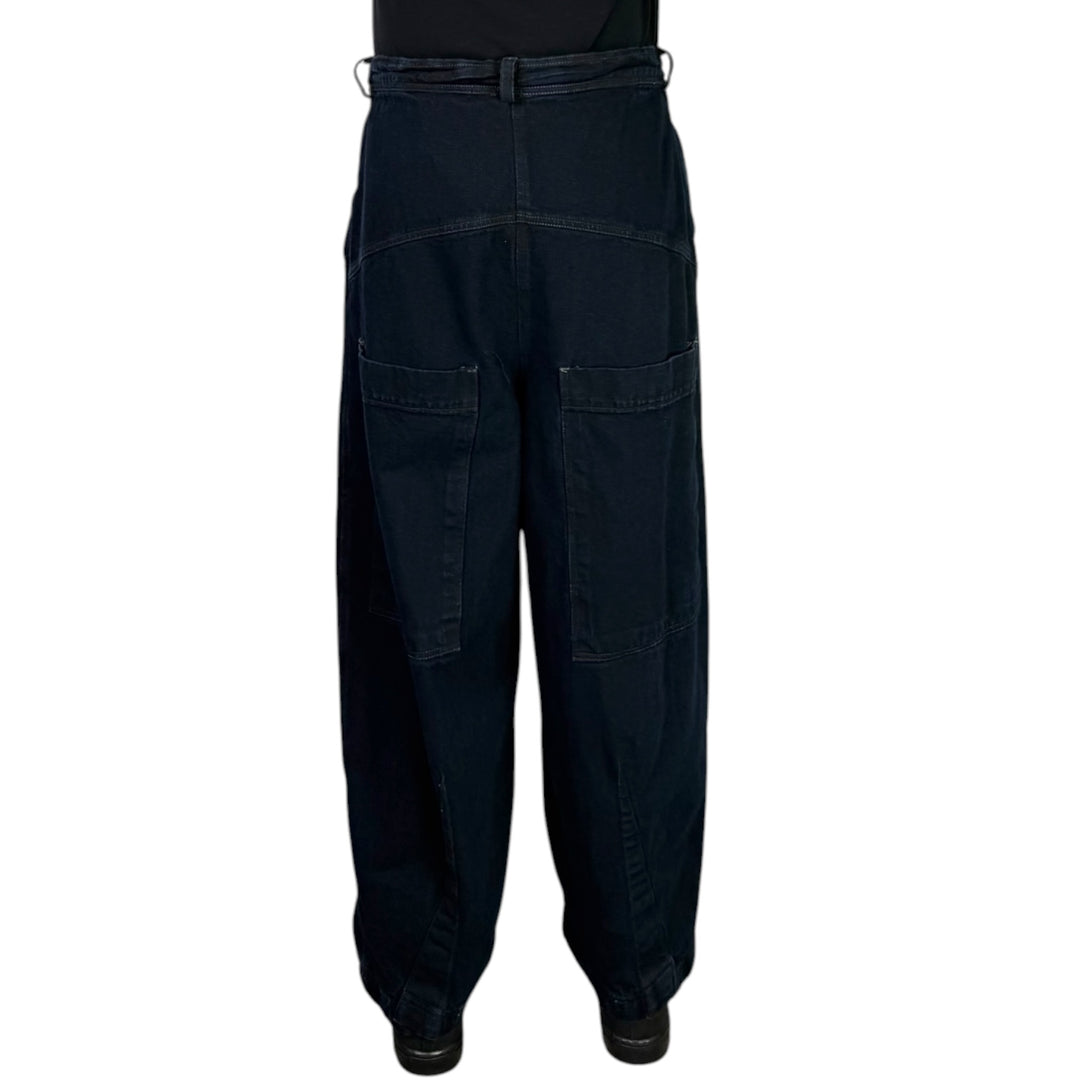 OVER-DYED DENIM TROUSER