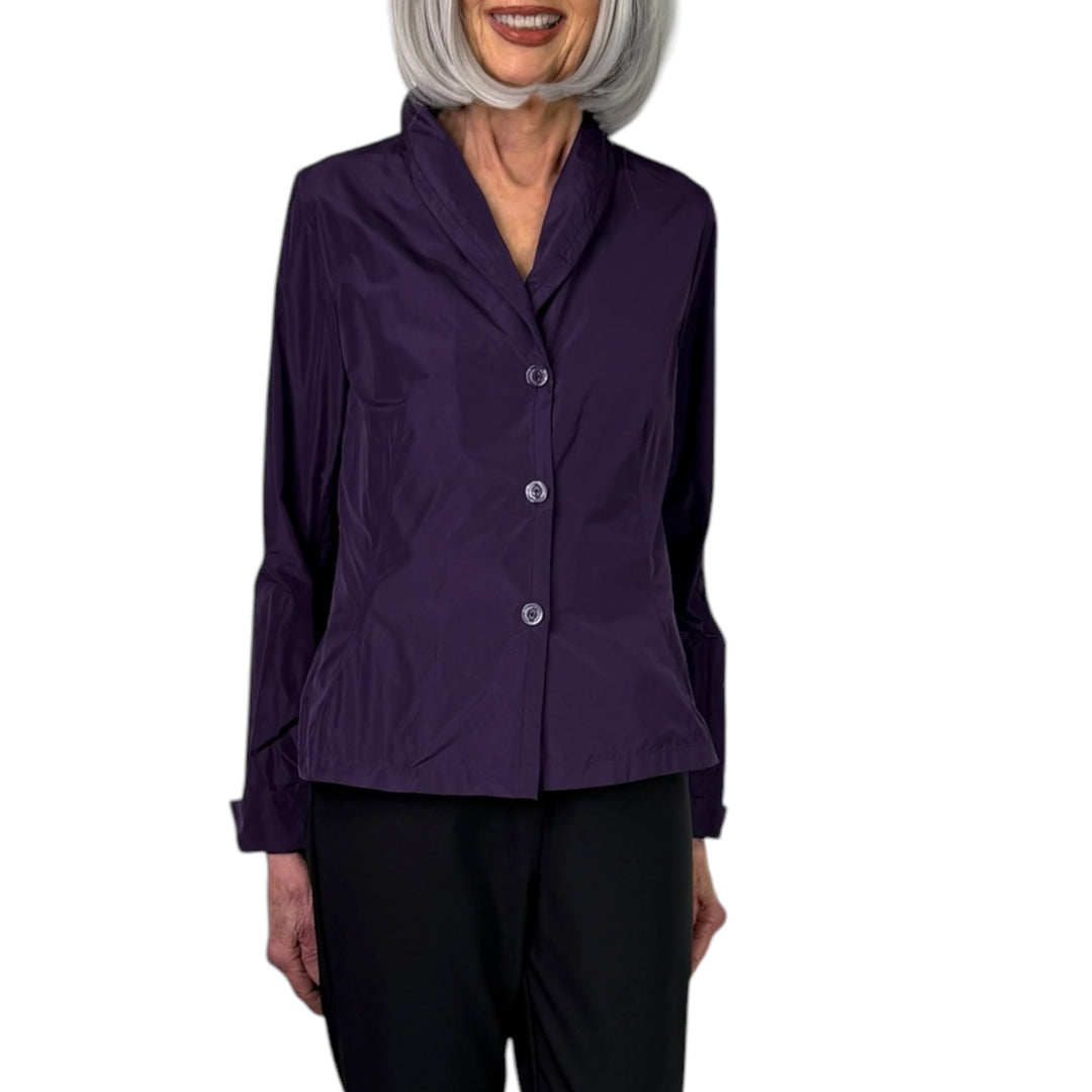 SHAWL COLLAR BLOUSE