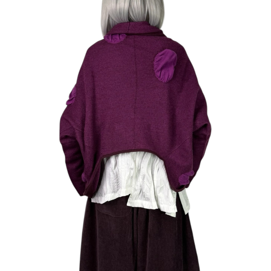 DOTS ON KNIT CARDIGAN