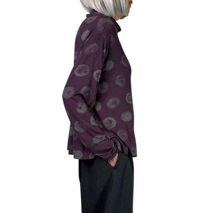 TIE DYE CIRCLES TOP