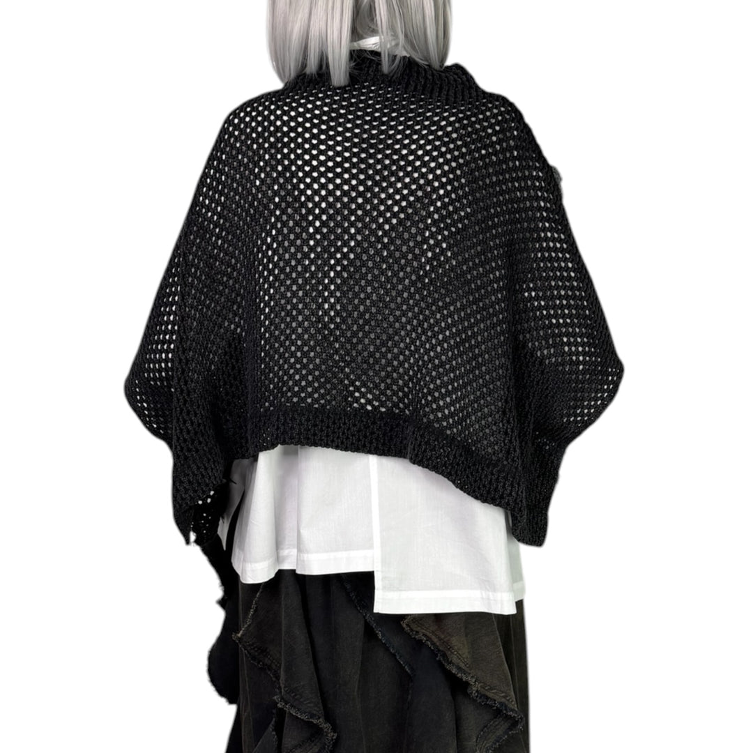 PATCHWORK CROP SWEATER
