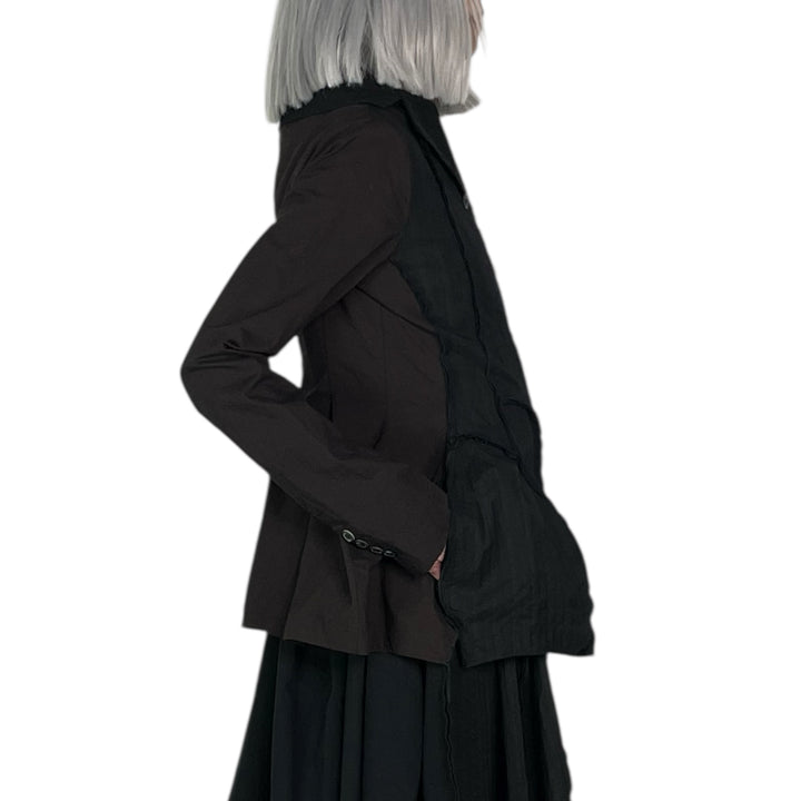 SHAPED JACKET W/OVERLAY