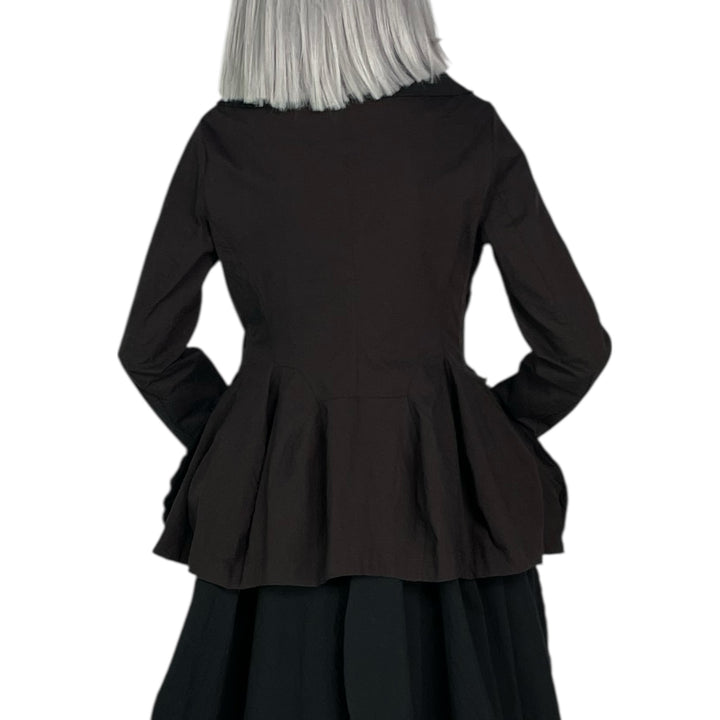 SHAPED JACKET W/OVERLAY
