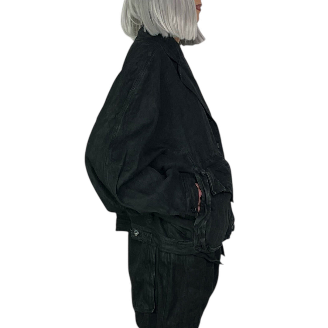 DOLMAN SLEEVE DENIM JACKET