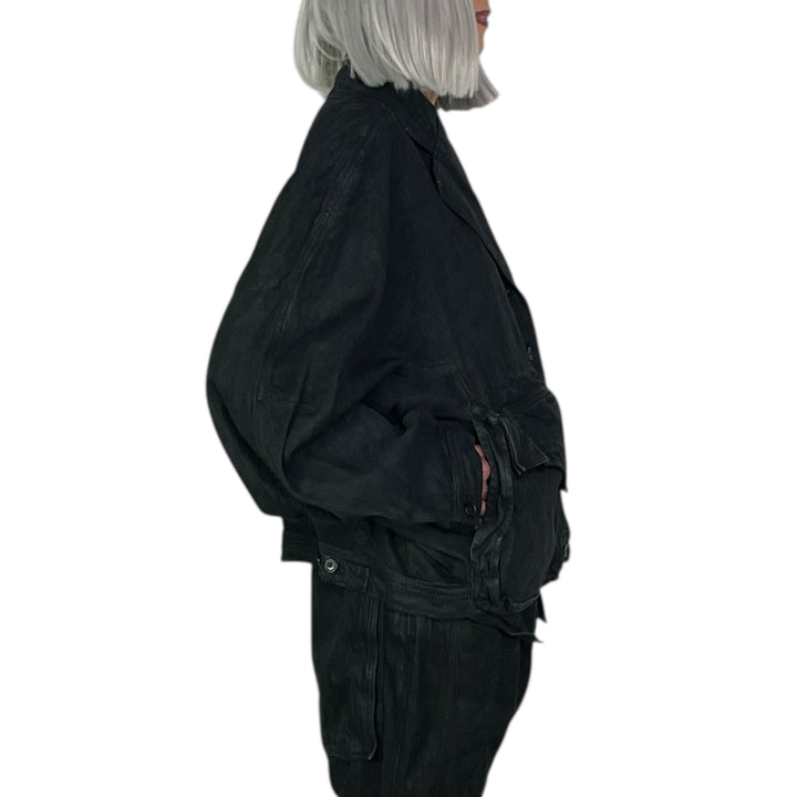 DOLMAN SLEEVE DENIM JACKET