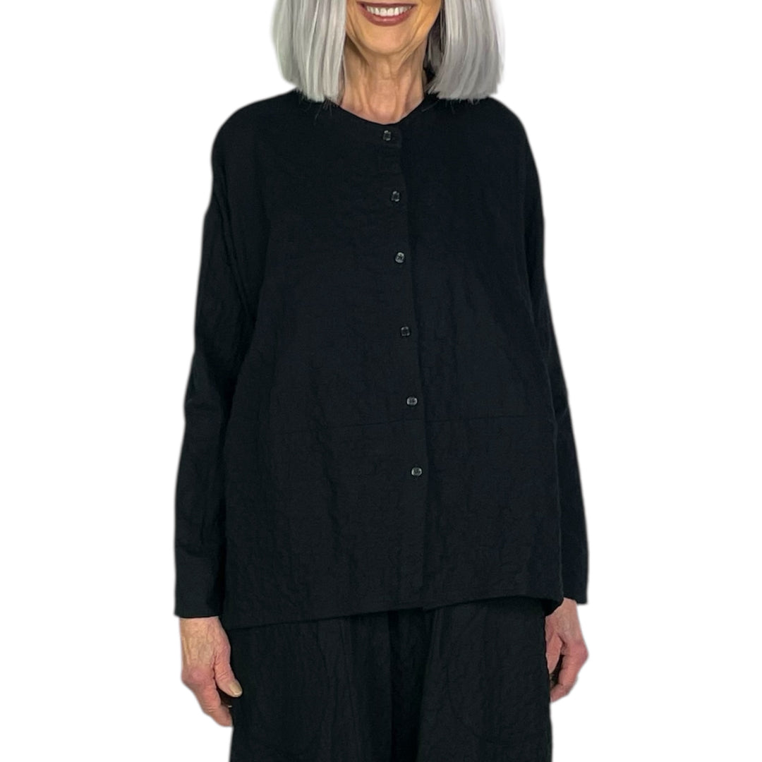 SELINE TEXTURED COTTON SHIRT