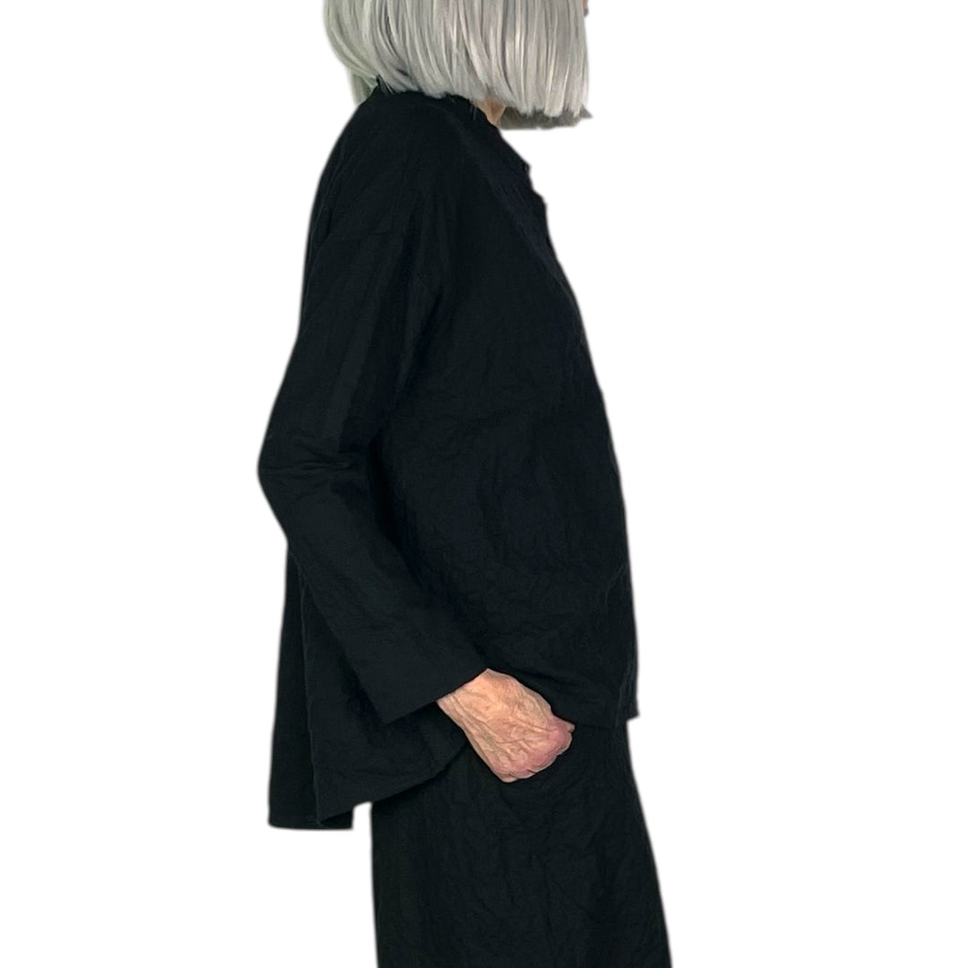 SELINE TEXTURED COTTON SHIRT