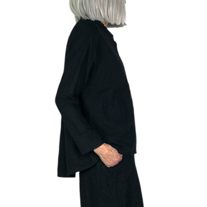 SELINE TEXTURED COTTON SHIRT