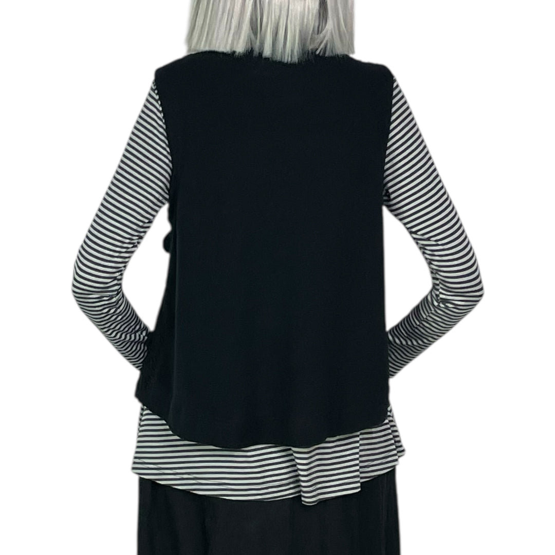 MISSY SLEEVELESS BUBBLE TEXTURE TOP
