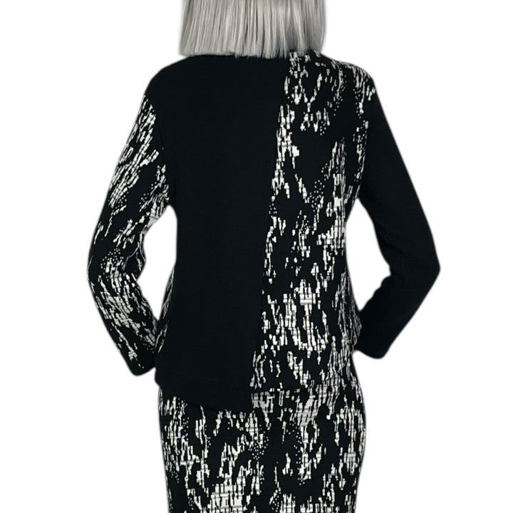 INGLESE SOLID/PRINT CARDIGAN