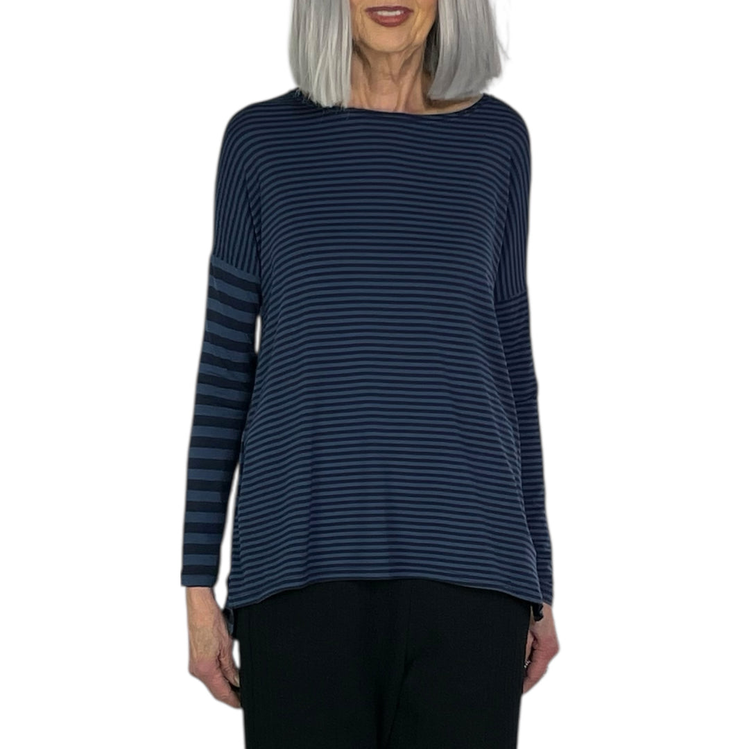 VIRGI MIXED STRIPE TOP