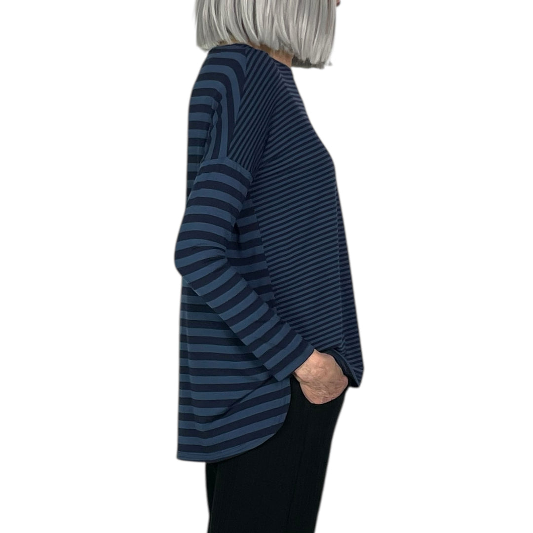 VIRGI MIXED STRIPE TOP