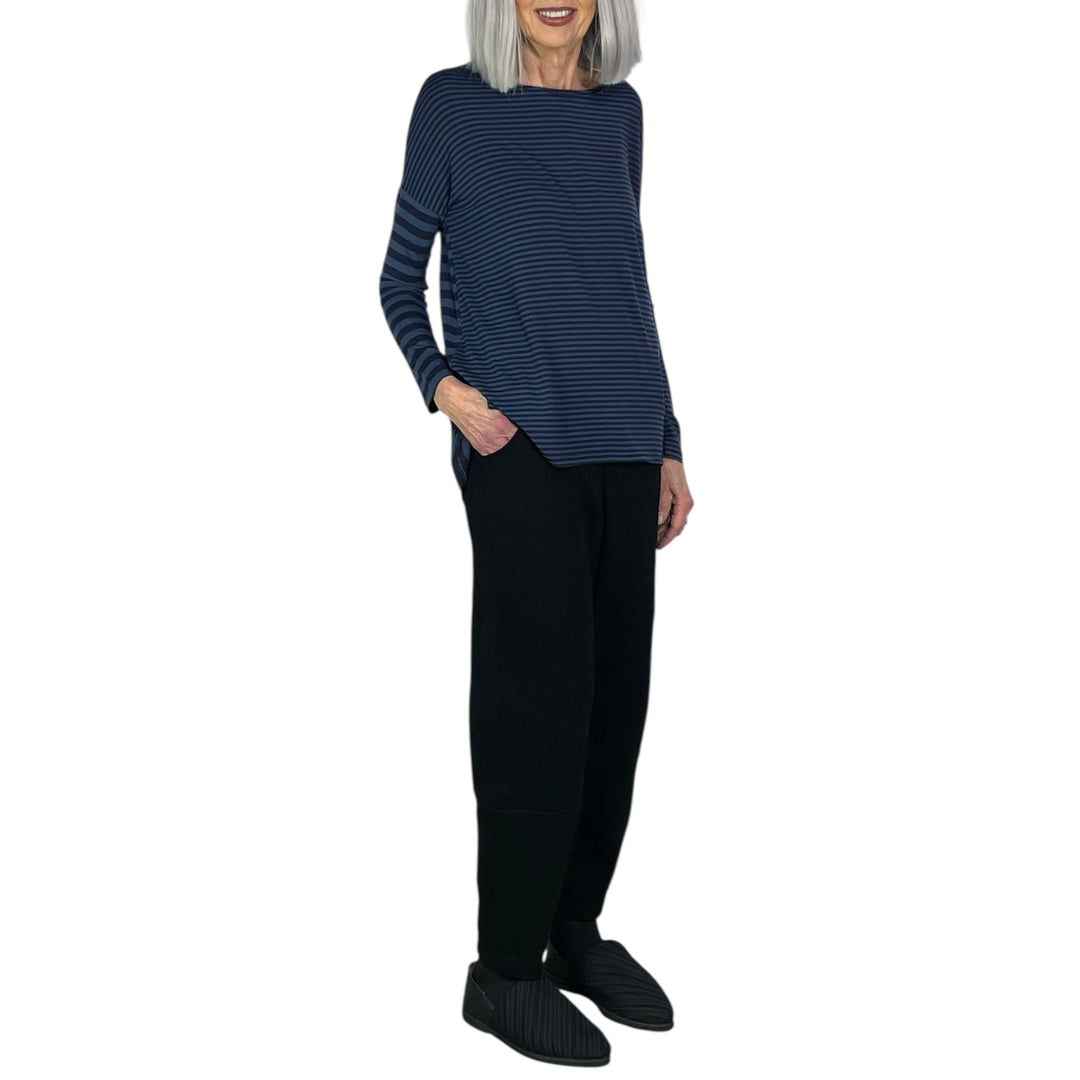 ALICIA TEXTURED STRIPE PANT
