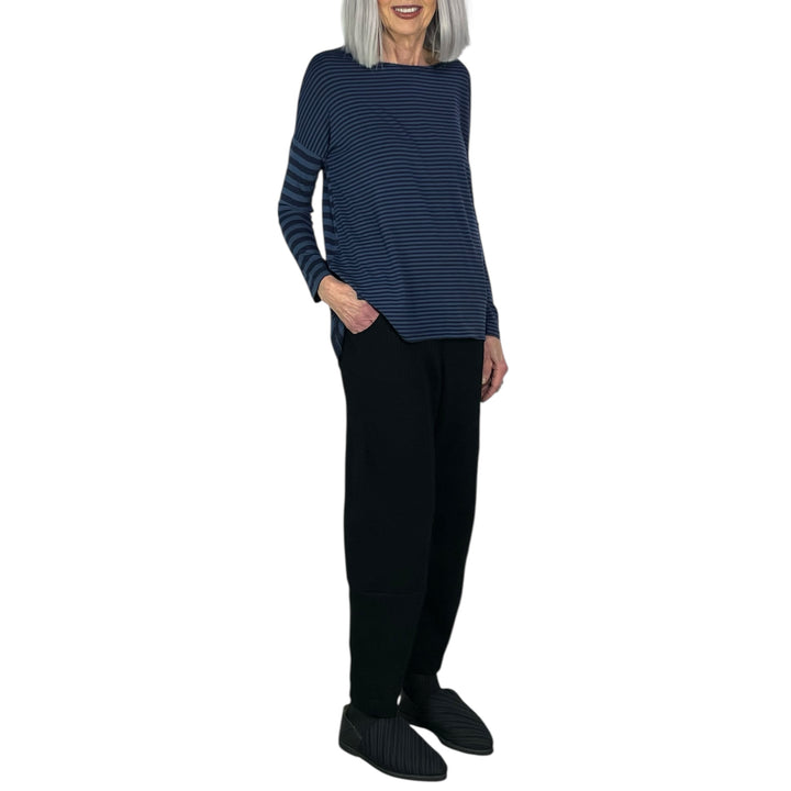 ALICIA TEXTURED STRIPE PANT
